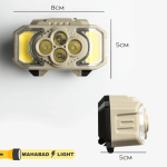 چراغ پیشانی COB+4 led مدل HX-815 - Image 8