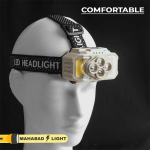 چراغ پیشانی COB+4 led مدل HX-815 - Image 4